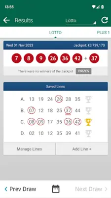 My Lotto Ireland android App screenshot 14