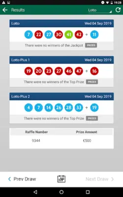 My Lotto Ireland android App screenshot 6